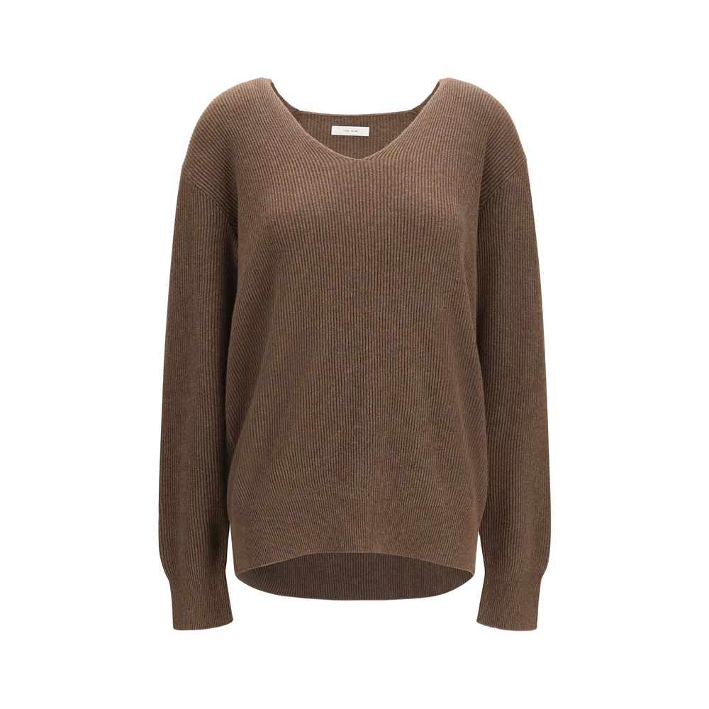 The Row Brauner Baumwoll-Sweatshirt
