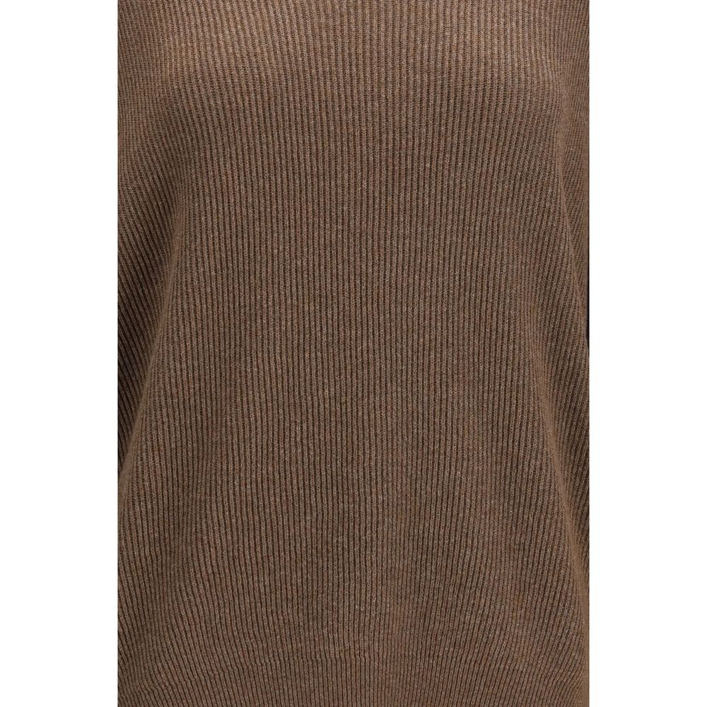 The Row Brauner Baumwoll-Sweatshirt