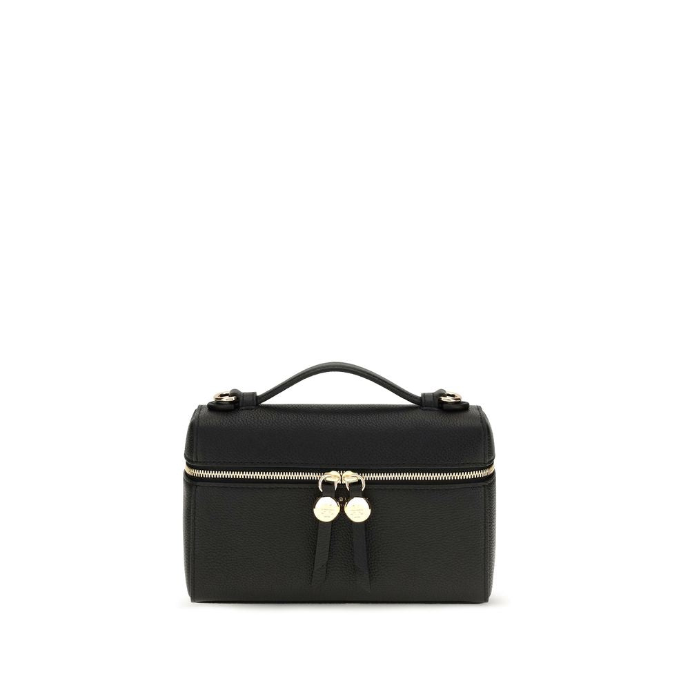 Tory Burch Schwarze Kalbsleder Bos Taurus Handtasche
