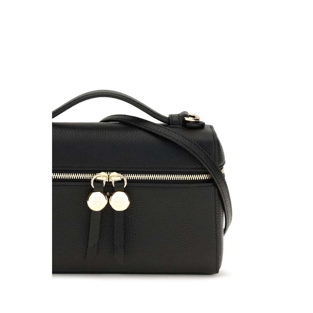 Tory Burch Schwarze Kalbsleder Bos Taurus Handtasche
