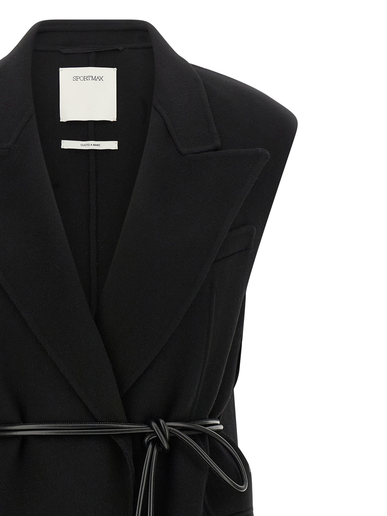 Sportmax Schwarzer Wollblazer