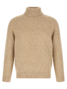 Brunello Cucinelli Beige Virgin Wool Cardigan
