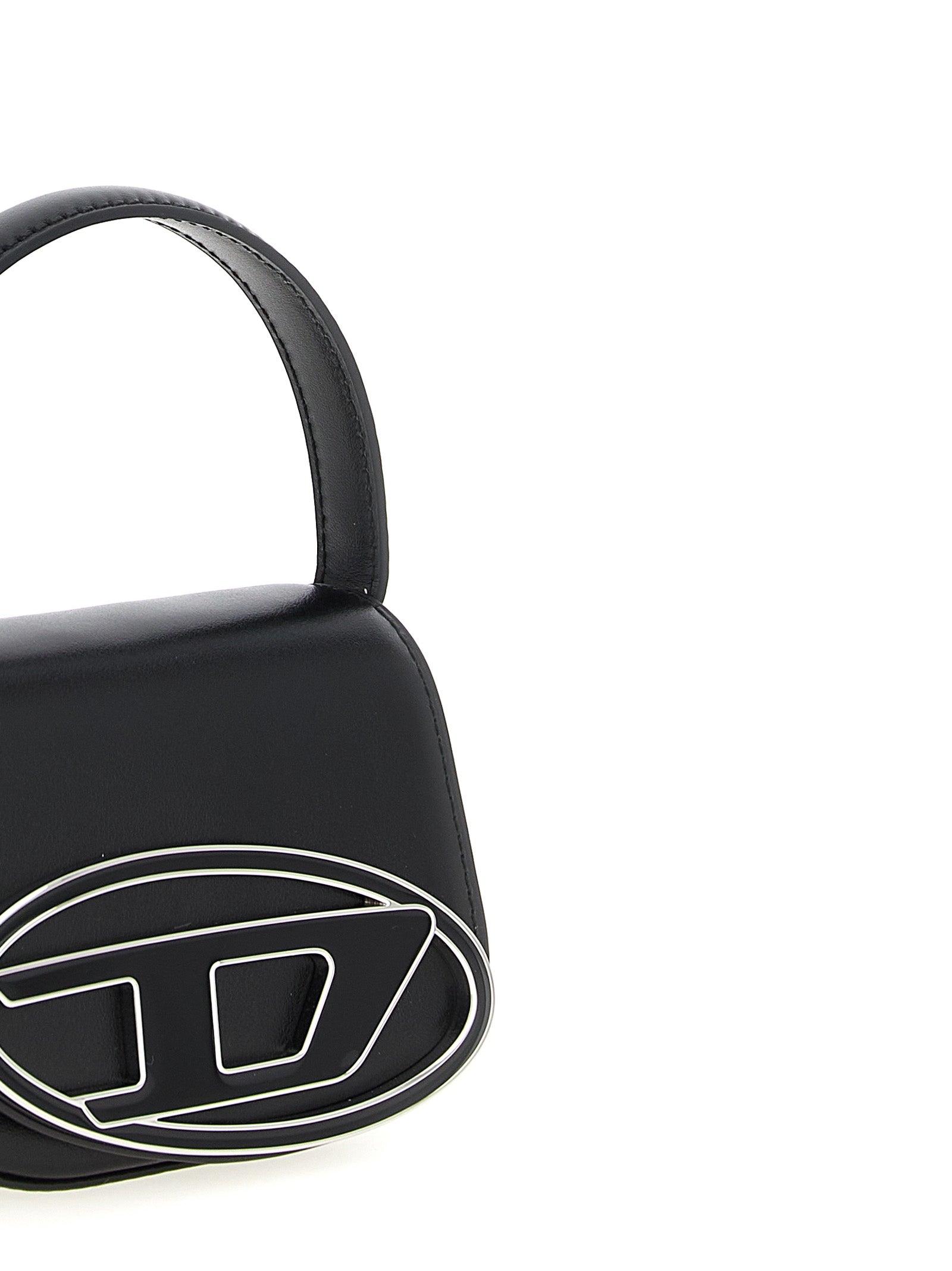 Diesel Schwarze Kalbsleder-Handtasche