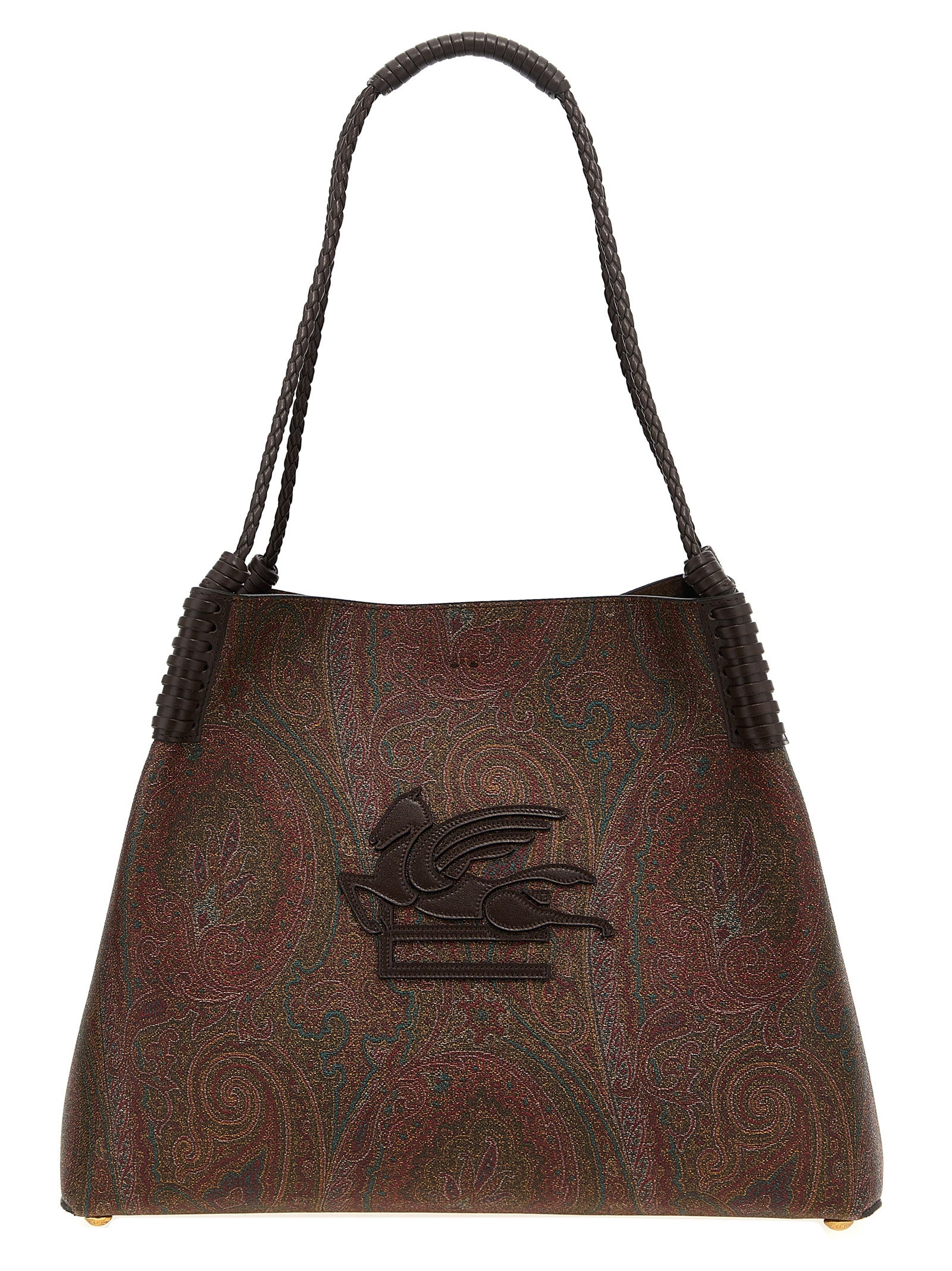 Etro Braune Baumwolltasche