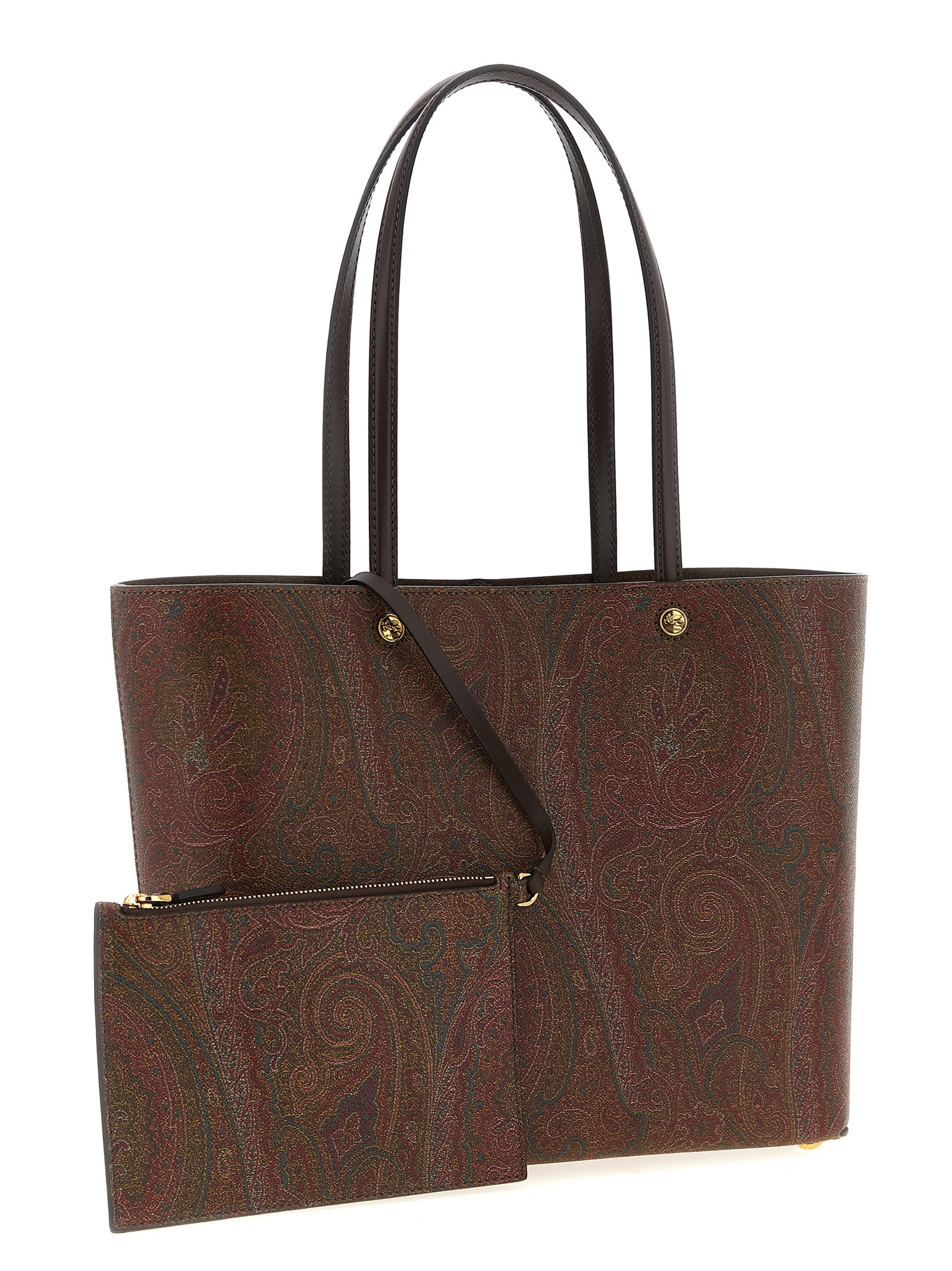 Etro Braune Baumwolltasche