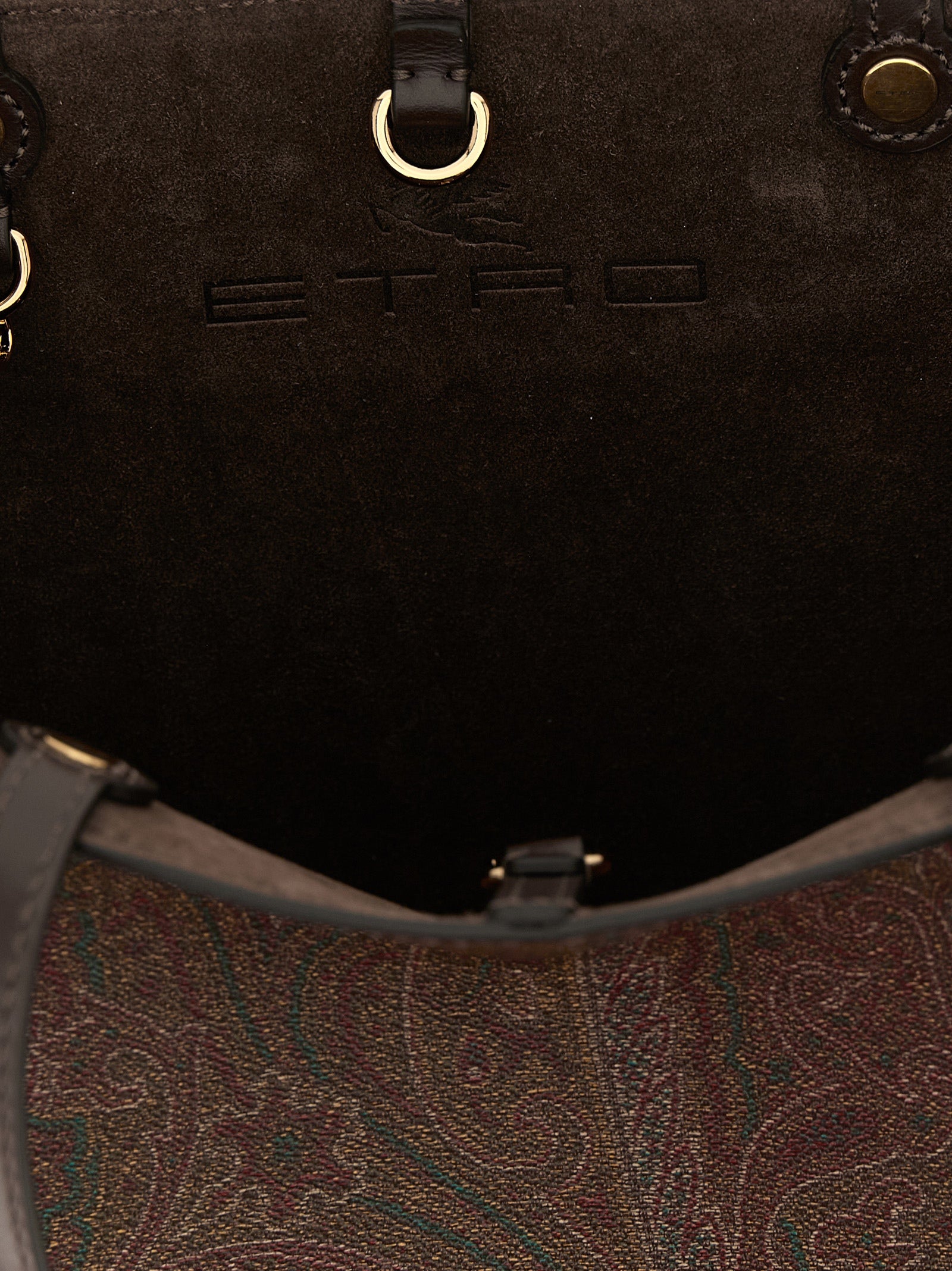 Etro Braune Baumwolltasche