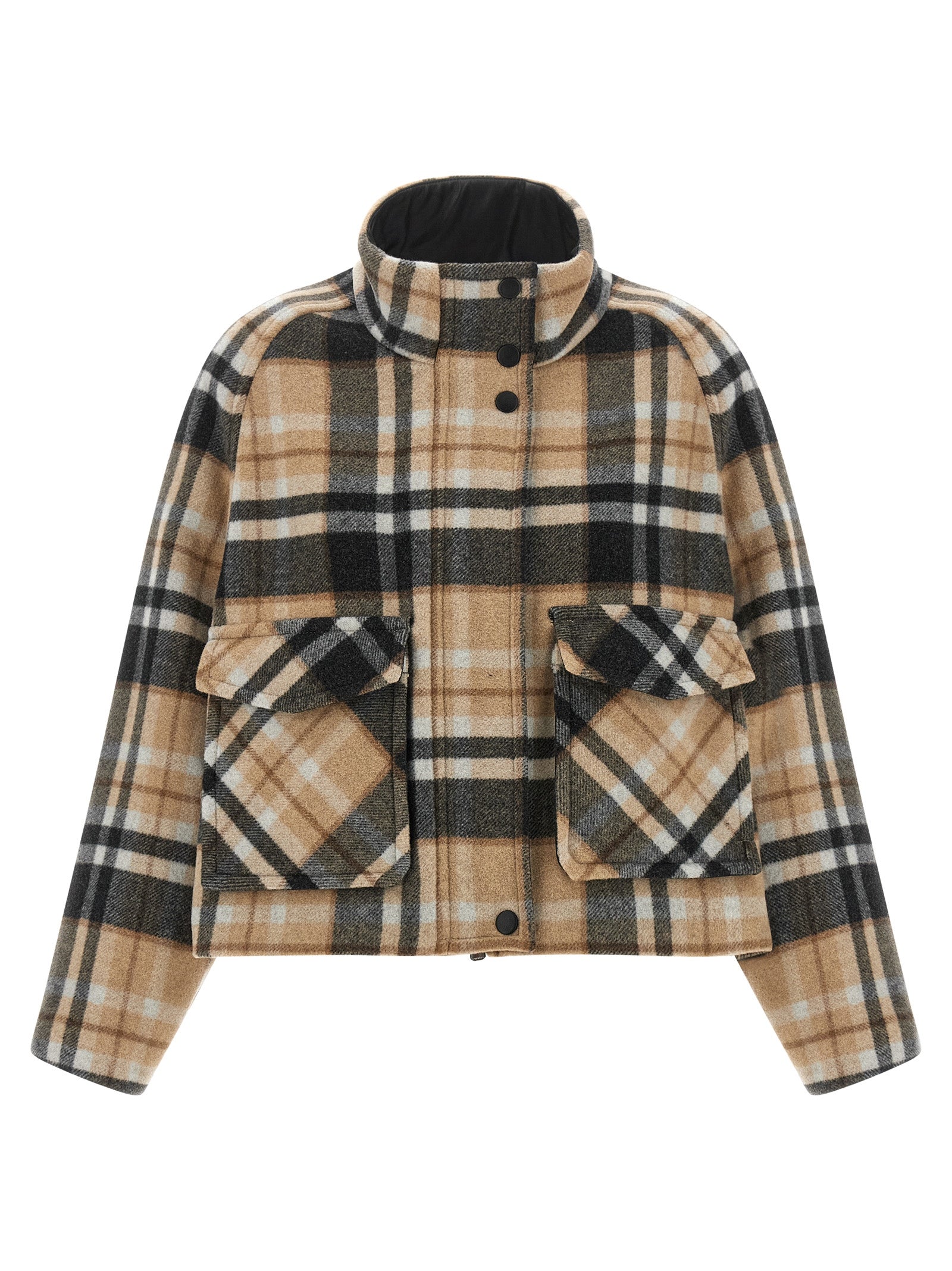 PINKO Mehrfarbiger Wollmantel