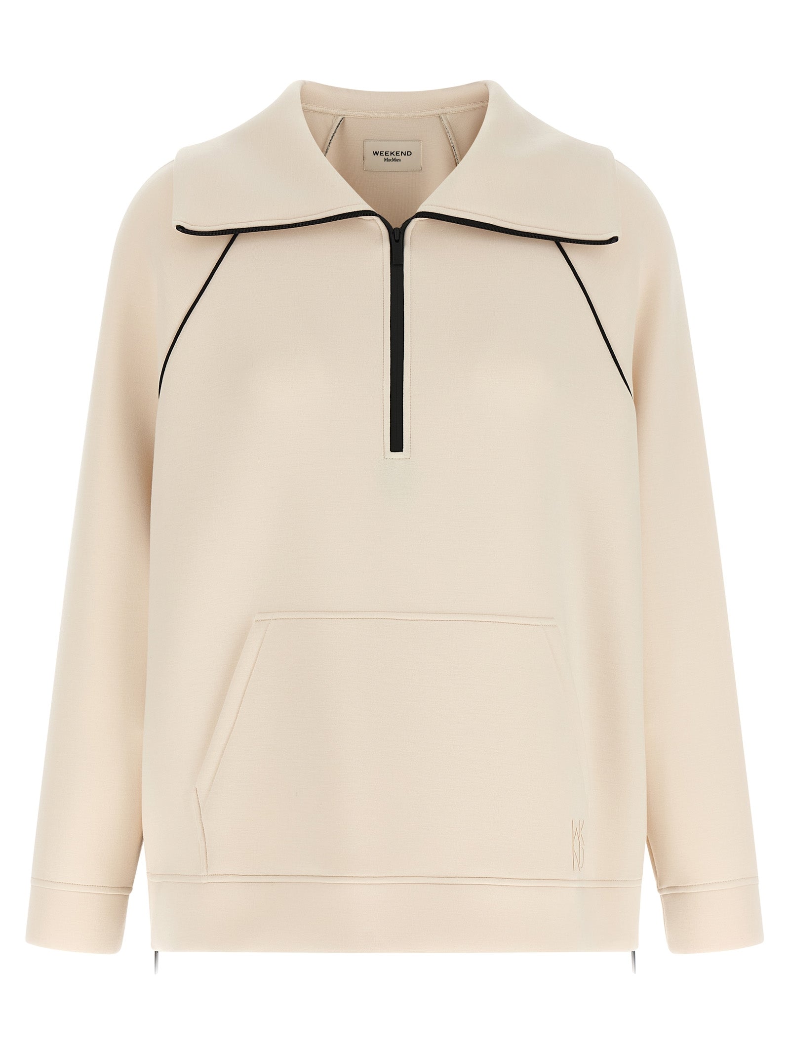 Max Mara Beiger Mohair-Pullover