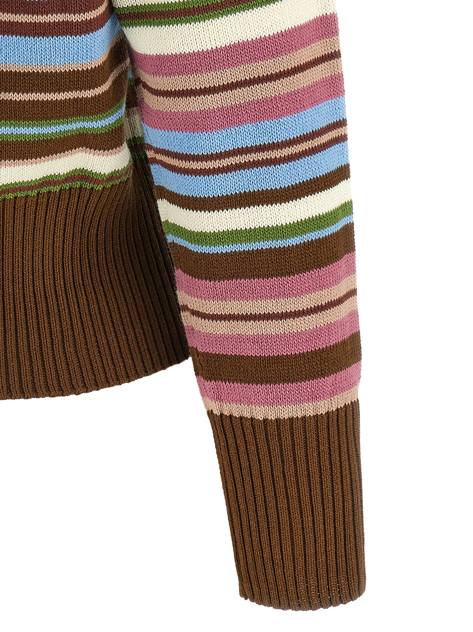 Max Mara Mehrfarbige Baumwollstrickjacke