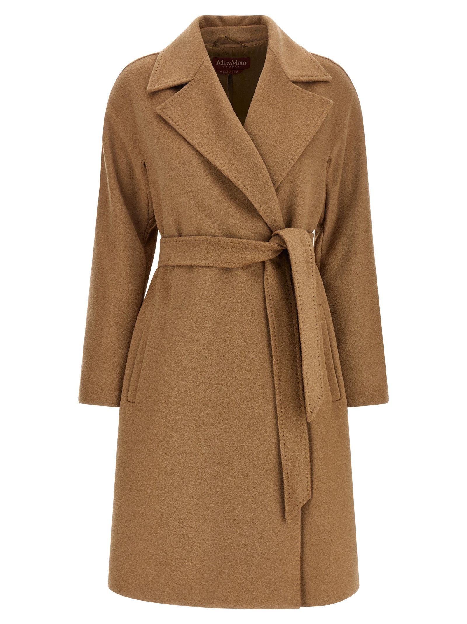 Max Mara Beiger Wollmantel