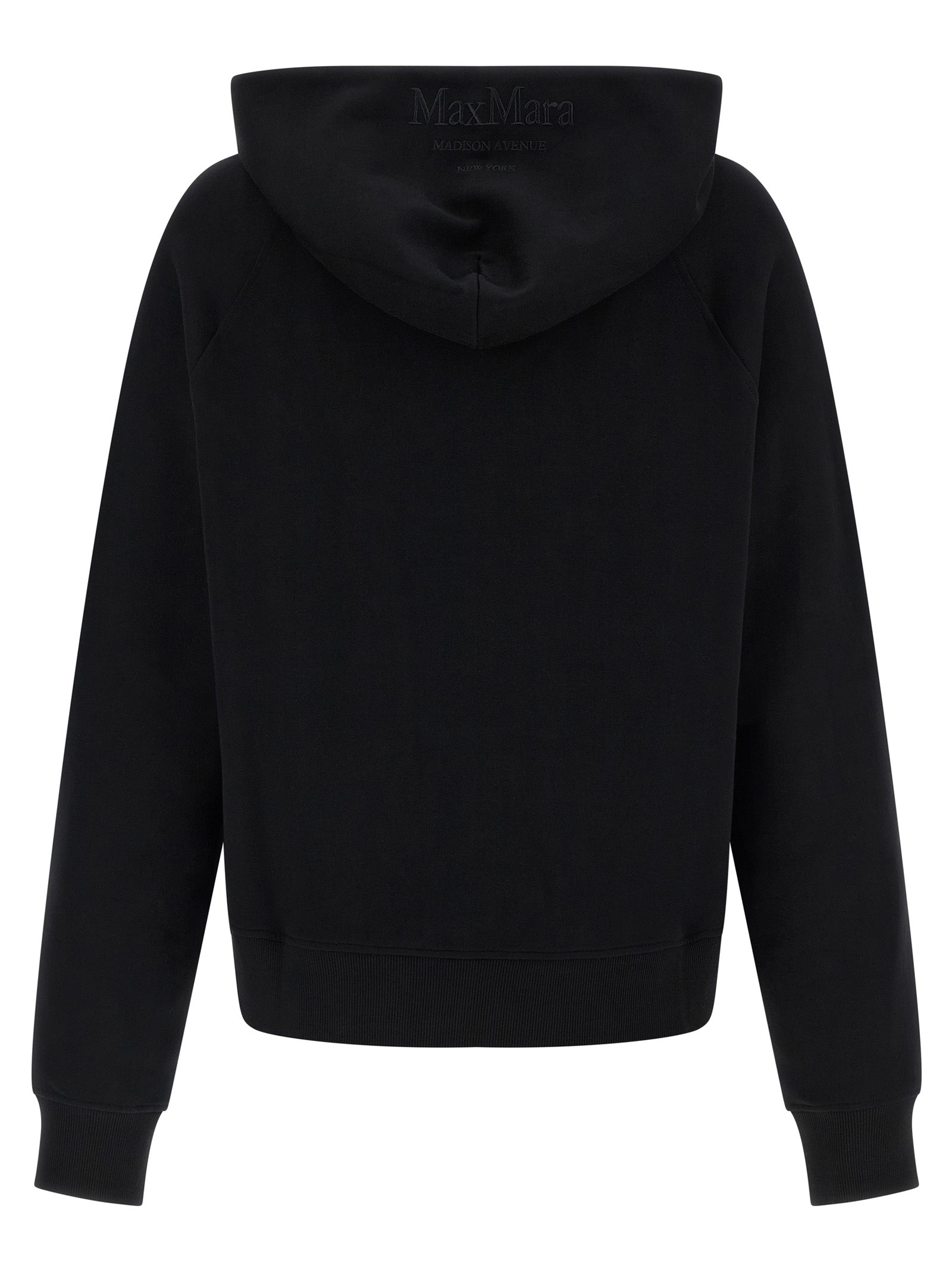 'S Max Mara Schwarzer Baumwoll-Sweatshirt