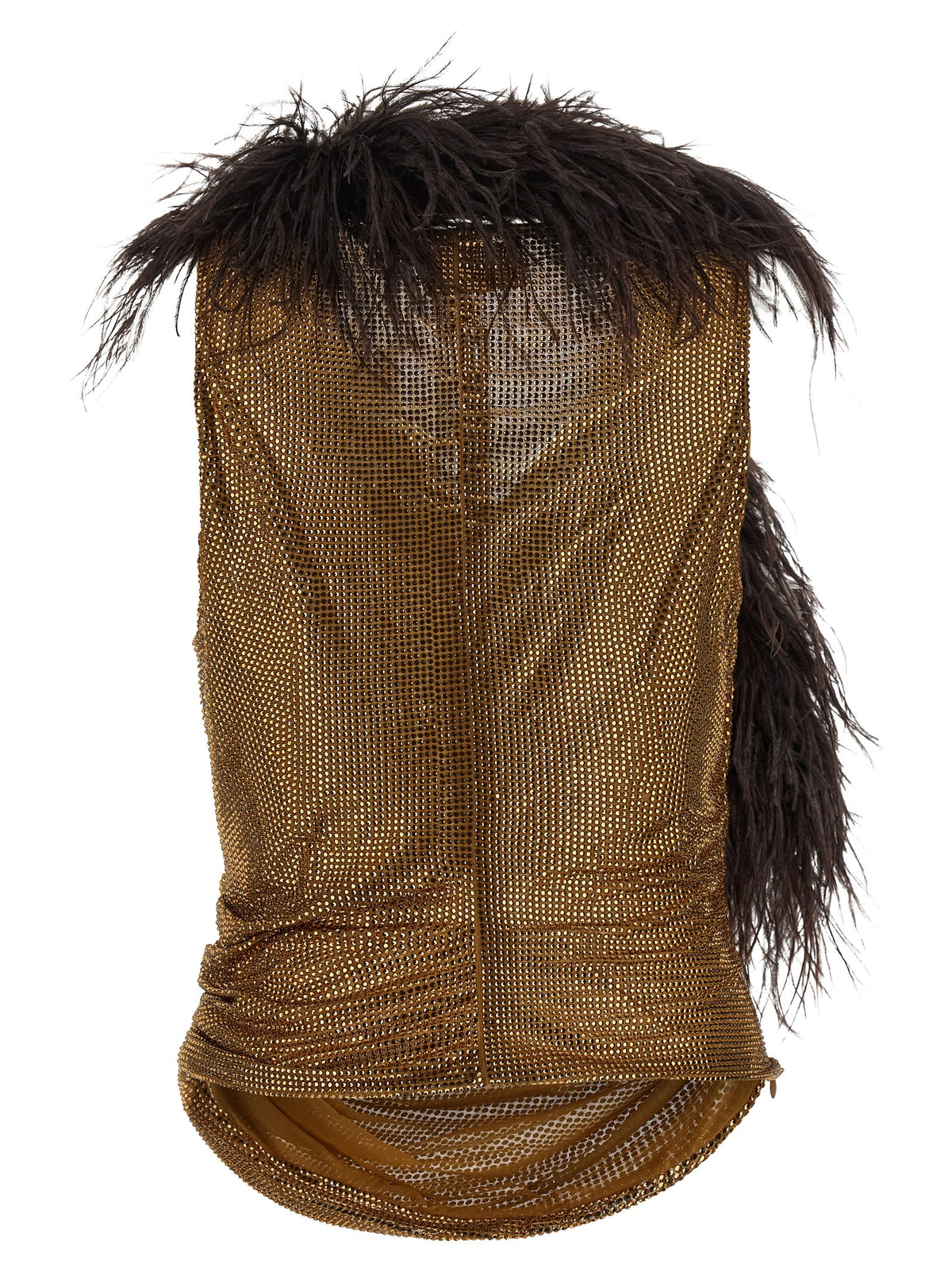 Giuseppe Di Morabito Goldfarbene Polyamid-Tanktops