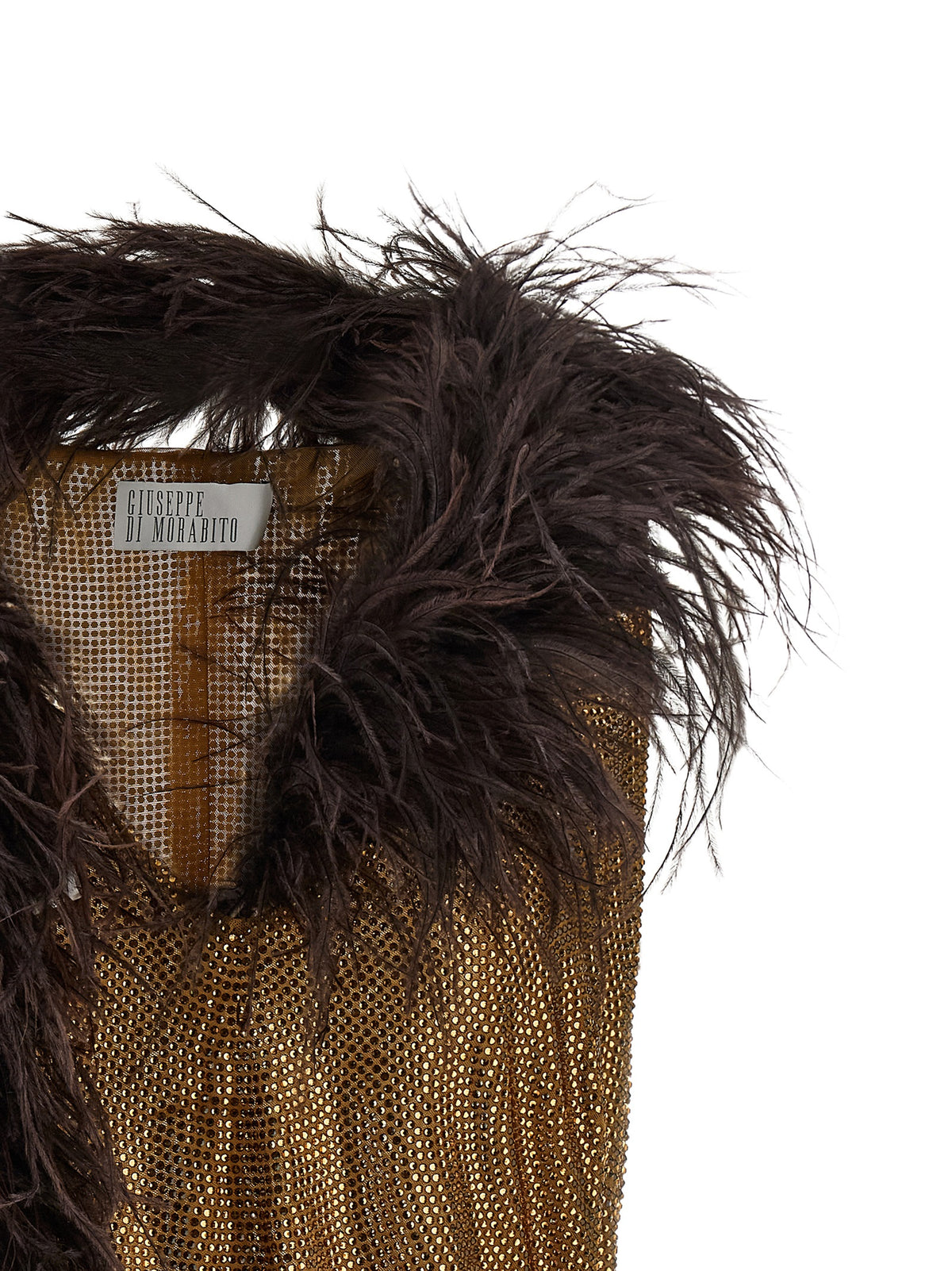 Giuseppe Di Morabito Goldfarbene Polyamid-Tanktops