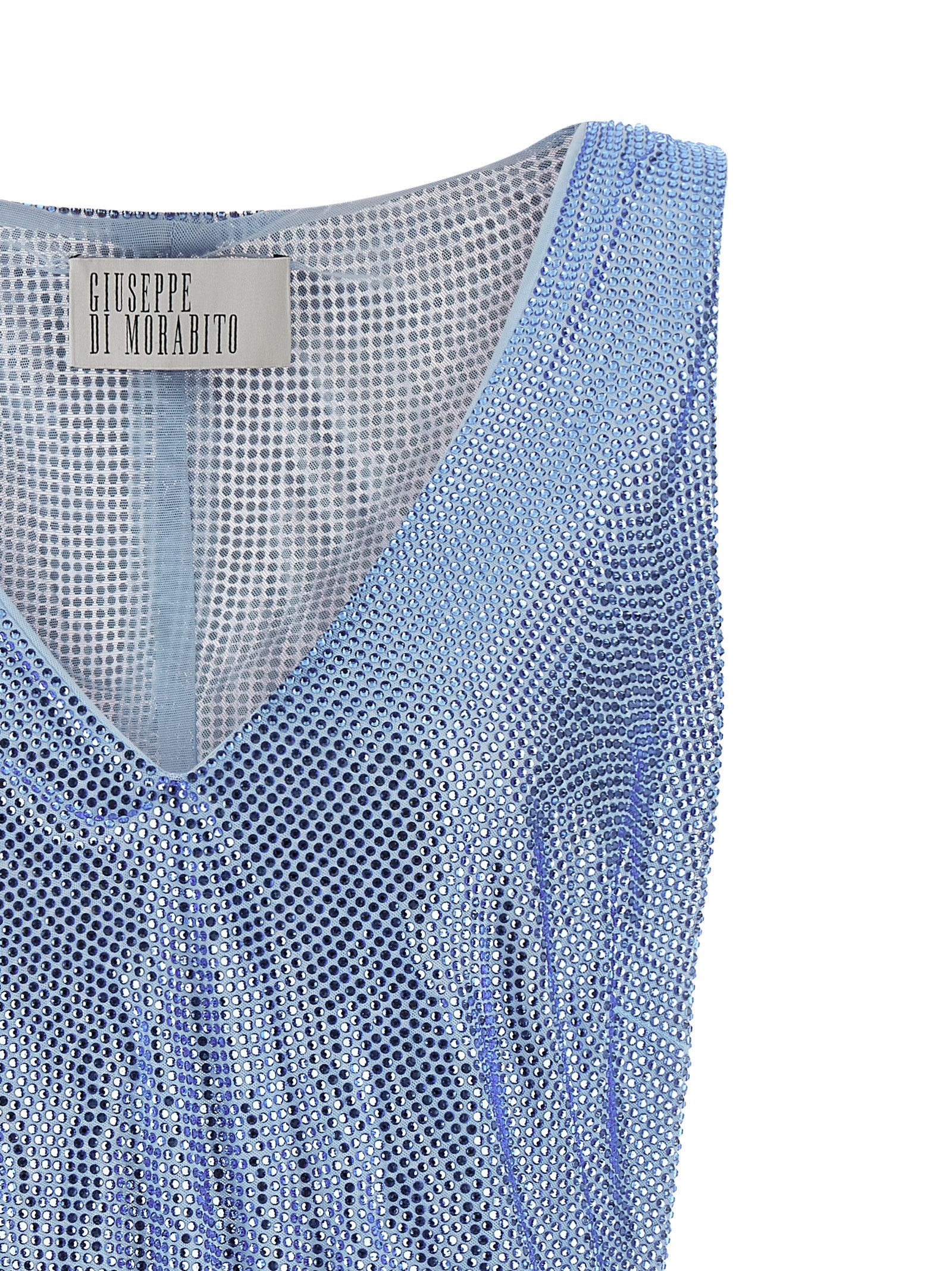 Giuseppe Di Morabito Blaue Polyamid-Tanktops