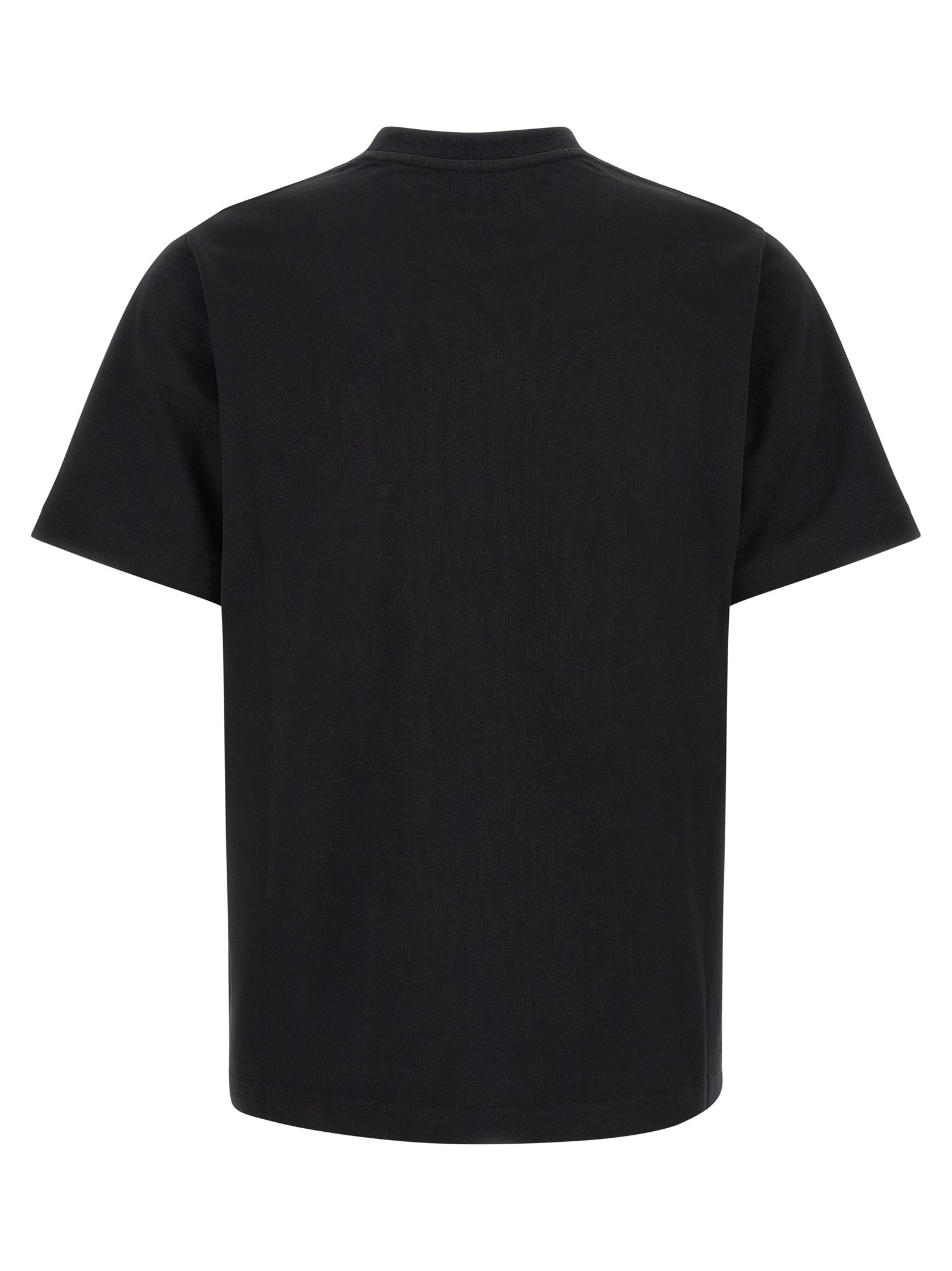 Casablanca Schwarzes Bio-Baumwoll-T-Shirt
