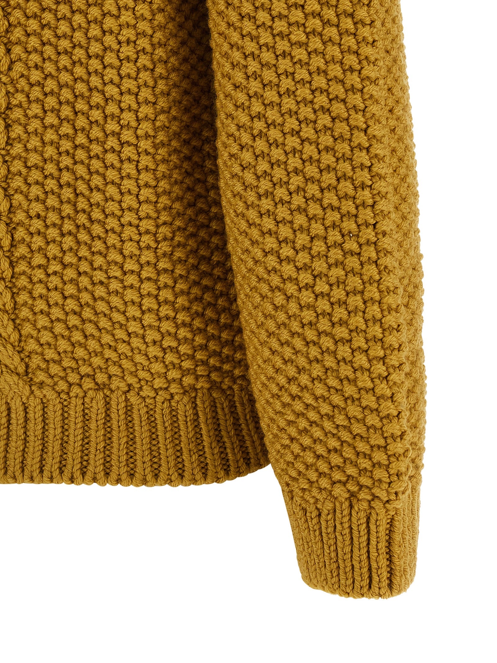 Saint Laurent Zweifarbige Wollstrickjacke