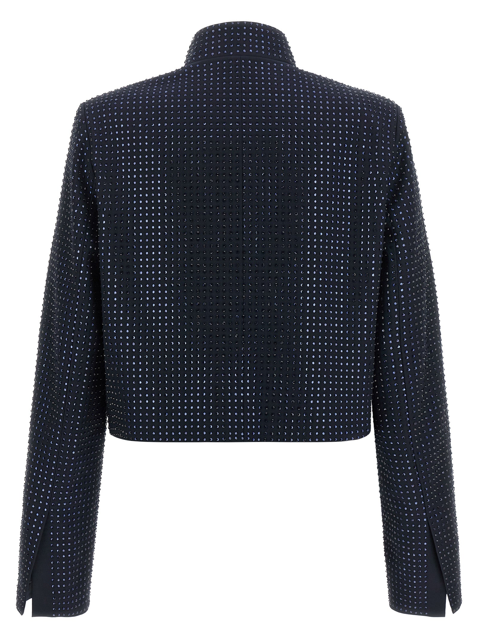 PINKO Blaue Polyester-Jacke in voller Länge
