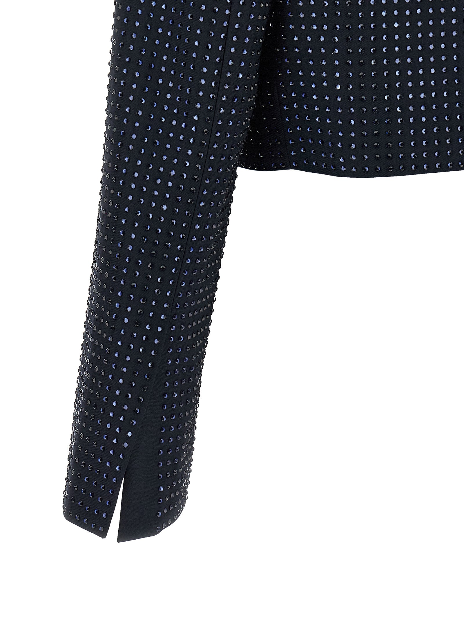 PINKO Blaue Polyester-Jacke in voller Länge