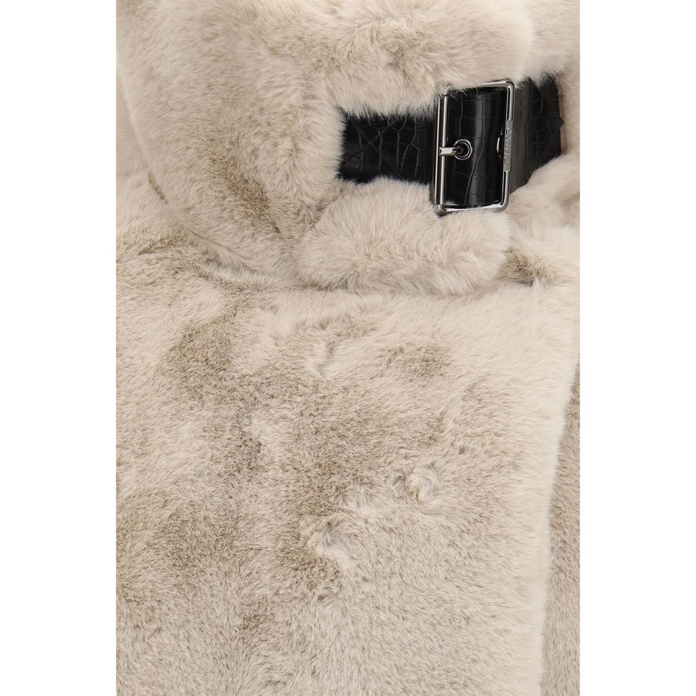 PINKO Beiger Wollmantel