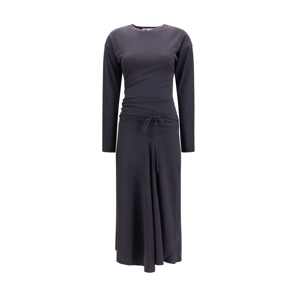 Lemaire Graues Baumwoll-Freizeitkleid