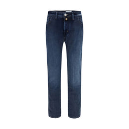 Jacob Cohen Blaue Jeans aus Baumwolle, Tapered Fit