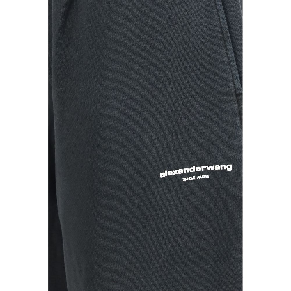 Alexander Wang Schwarze Baumwoll-Freizeithose