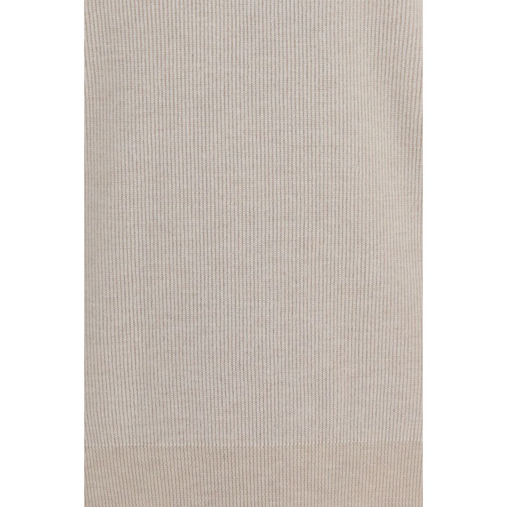 Brioni Beige Kaschmir-Rollkragenpullover