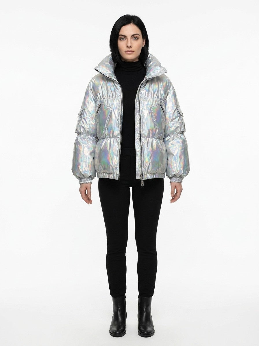 Dolce & Gabbana Graue Jacke aus Polyamid