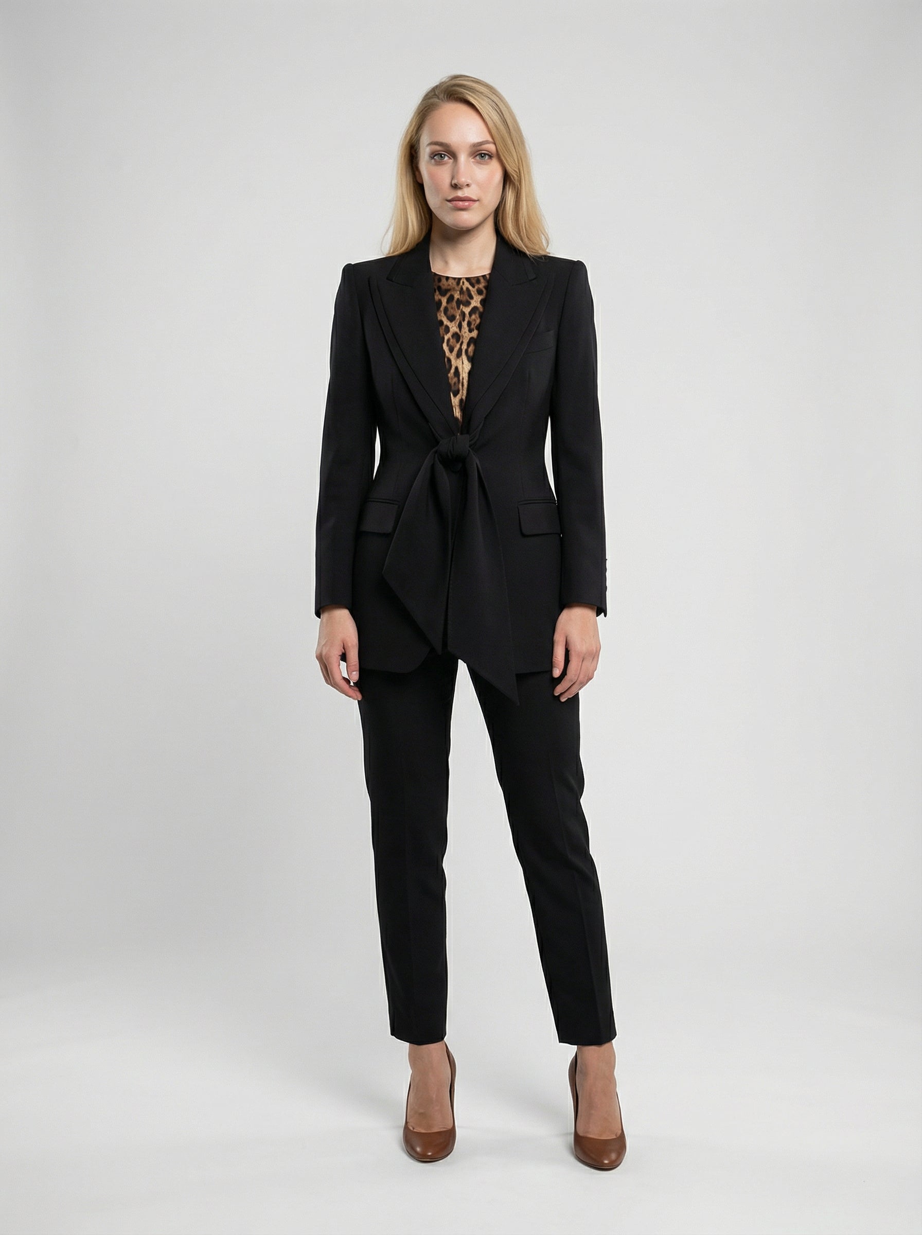 Dolce & Gabbana Mehrfarbiger Polyester-Blazer