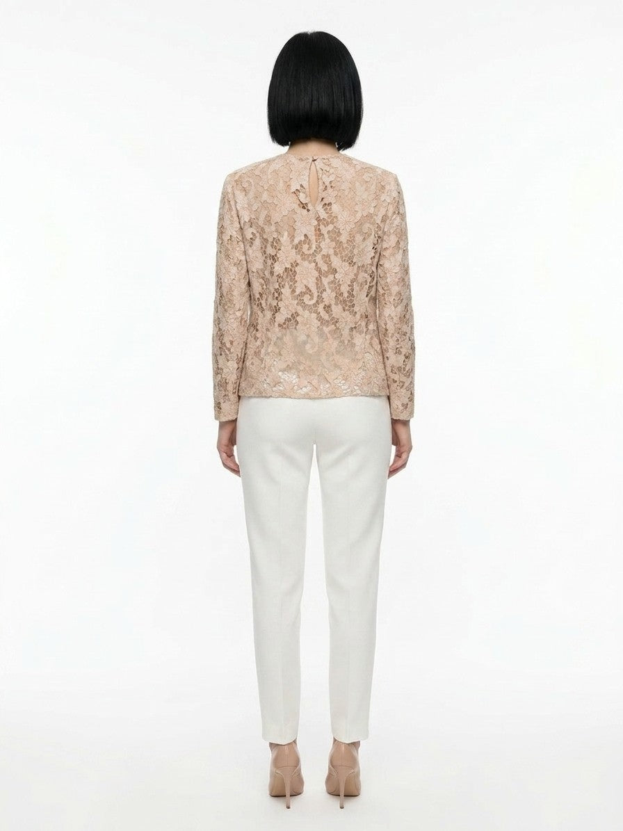 Dolce & Gabbana Beige Baumwoll-Ärmellose Jacke