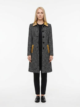 Dolce & Gabbana Mehrfarbiger Mantel aus Elasthan