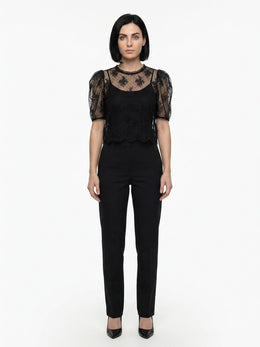 Dolce & Gabbana Schwarze Nylonbluse