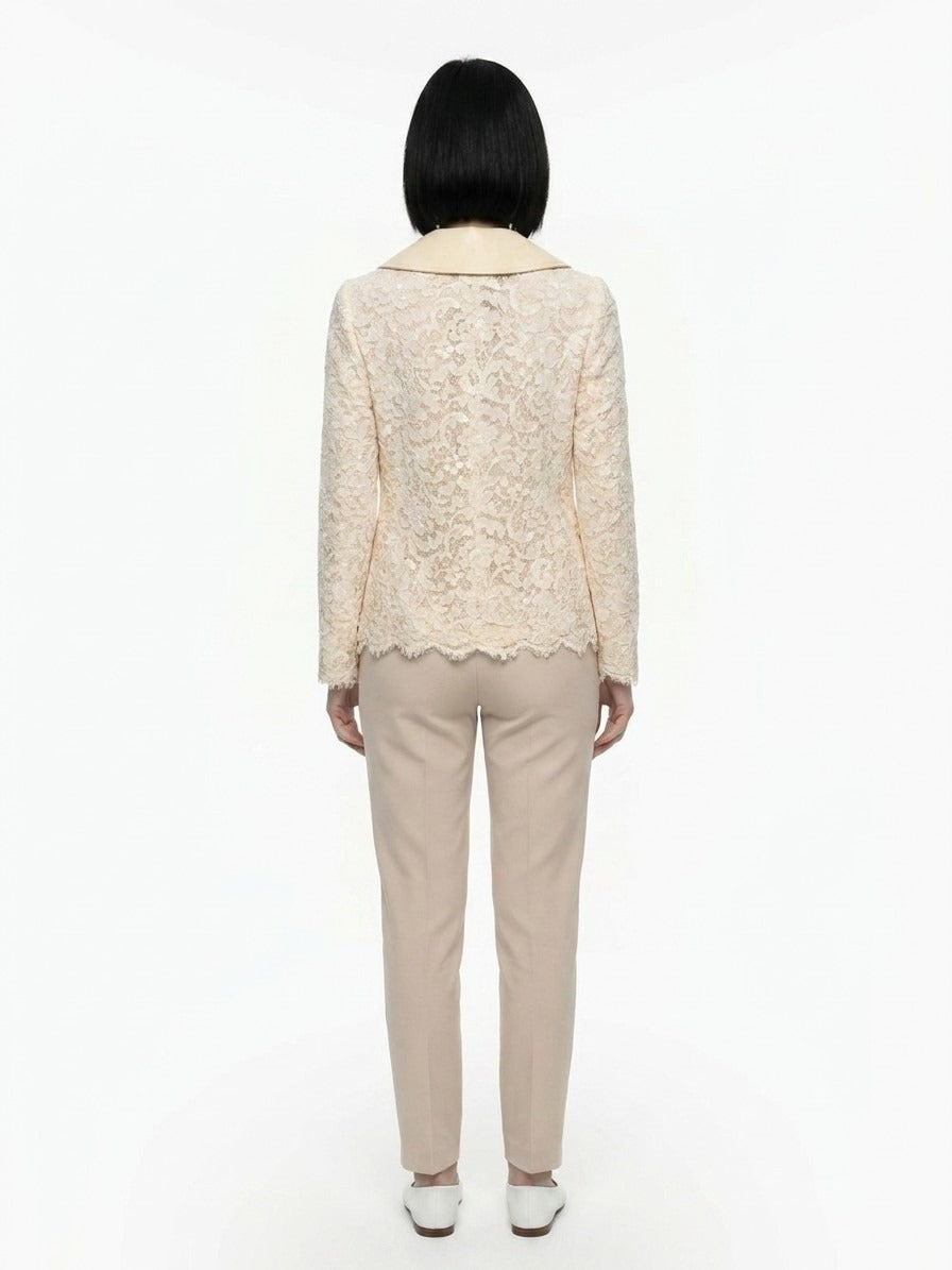 Dolce & Gabbana Beige Baumwolljacke