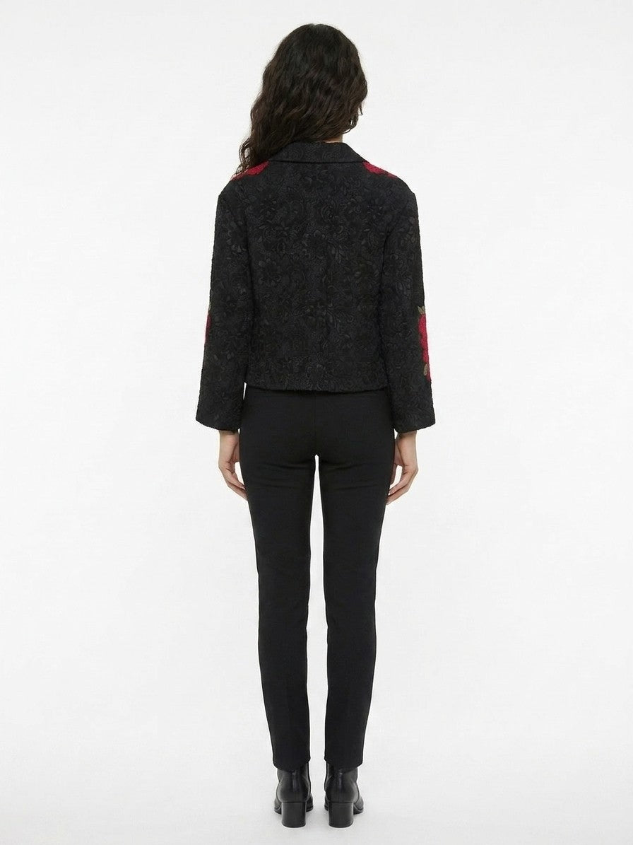 Dolce & Gabbana Schwarze Baumwoll-Shell-Jacke