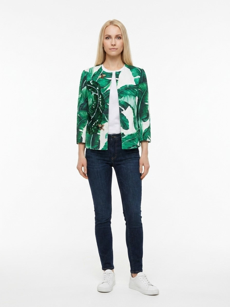Dolce & Gabbana Mehrfarbige Jacke aus Acetat