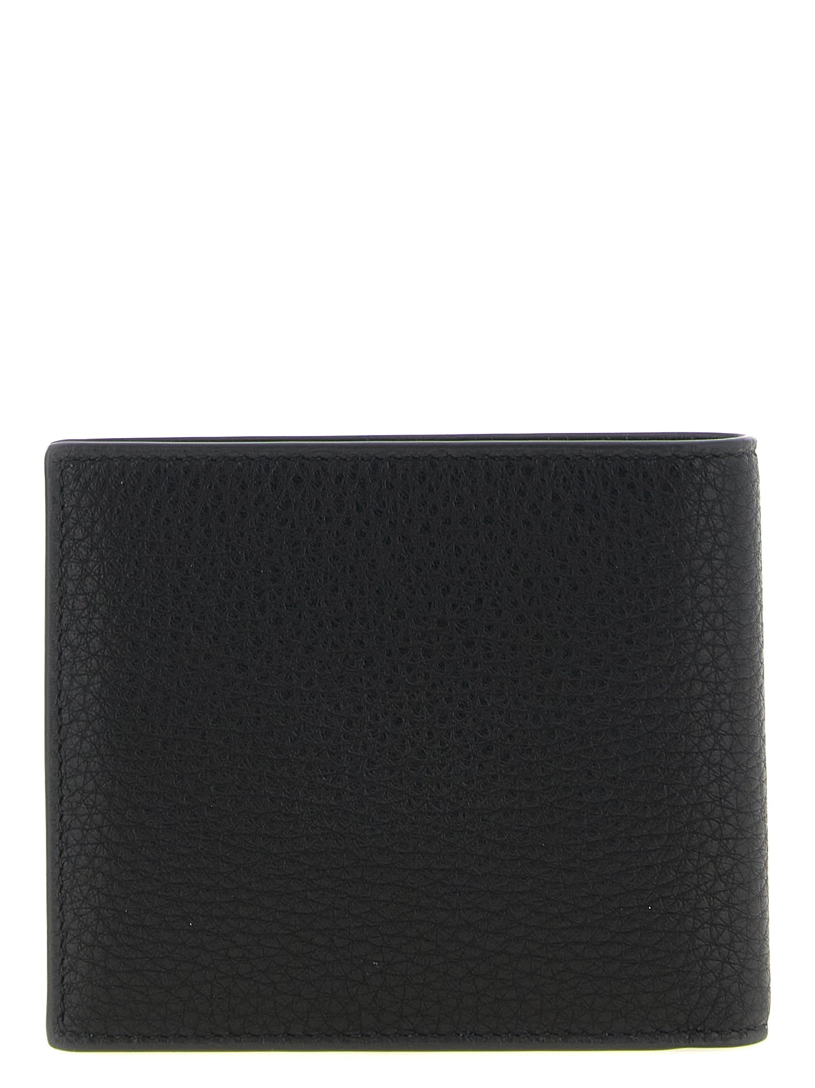 Balenciaga Schwarzes Kalbsleder Portemonnaie