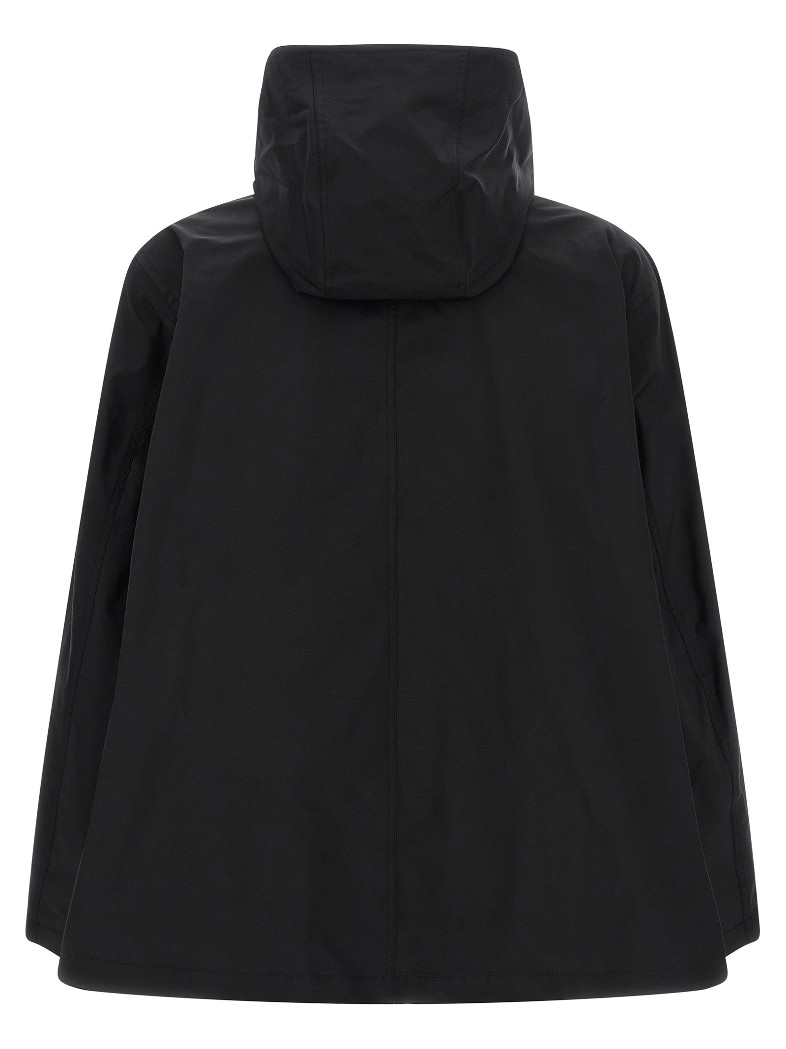 Balenciaga Schwarzer Parka aus Polyester