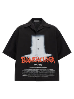 Balenciaga Schwarze Baumwollbluse