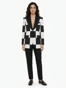 Dolce & Gabbana Mehrfarbiger Blazer aus Acetat