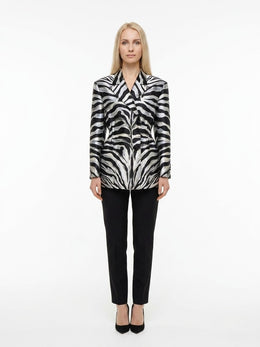 Dolce & Gabbana Mehrfarbiger Polyester-Blazer