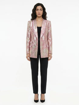 Dolce & Gabbana Mehrfarbiger Polyester-Blazer