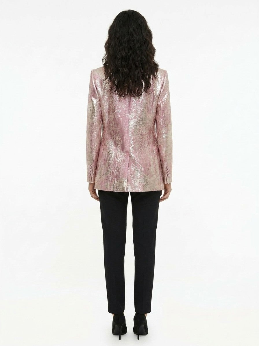 Dolce & Gabbana Mehrfarbiger Polyester-Blazer