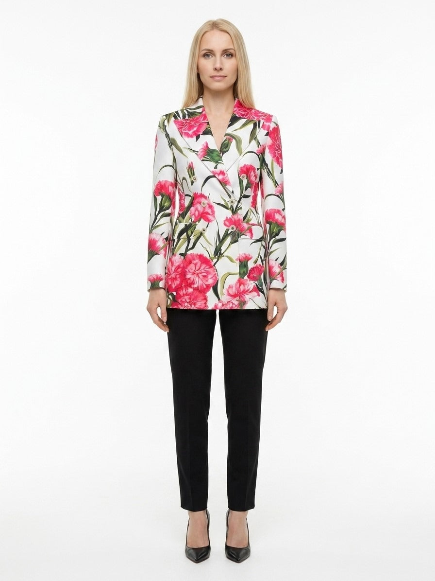 Dolce & Gabbana Mehrfarbiger Blazer aus Elasthan