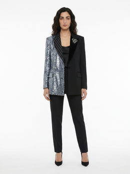 Dolce & Gabbana Blauer Baumwollblazer