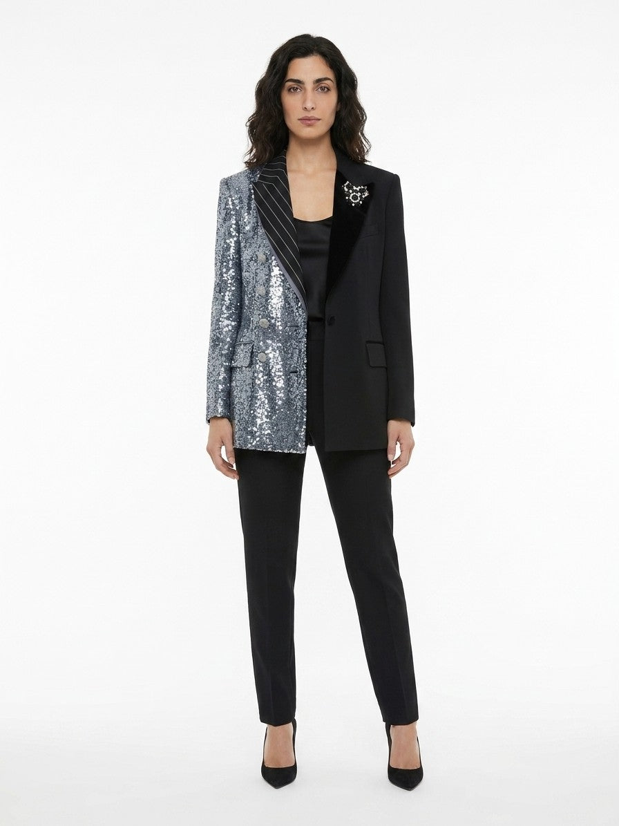 Dolce & Gabbana Blauer Baumwollblazer