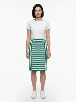 Dolce & Gabbana Multicolor Cotton Midi Skirt