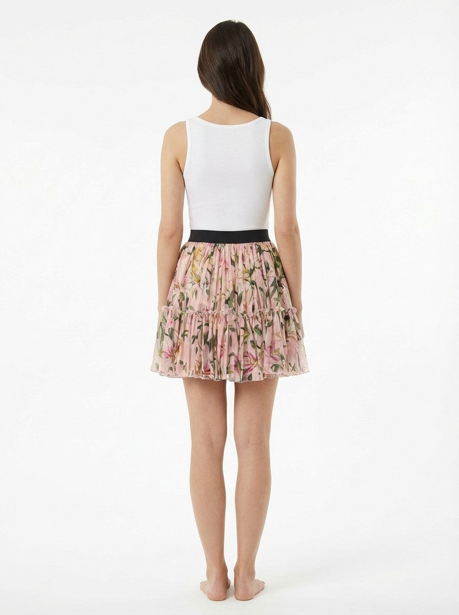 Dolce & Gabbana Mehrfarbiger Seiden-Minirock