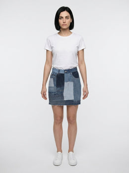 Dolce & Gabbana Mehrfarbiger Minirock aus Baumwolle