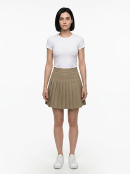 Dolce & Gabbana Beige Cotton Mini Skirt