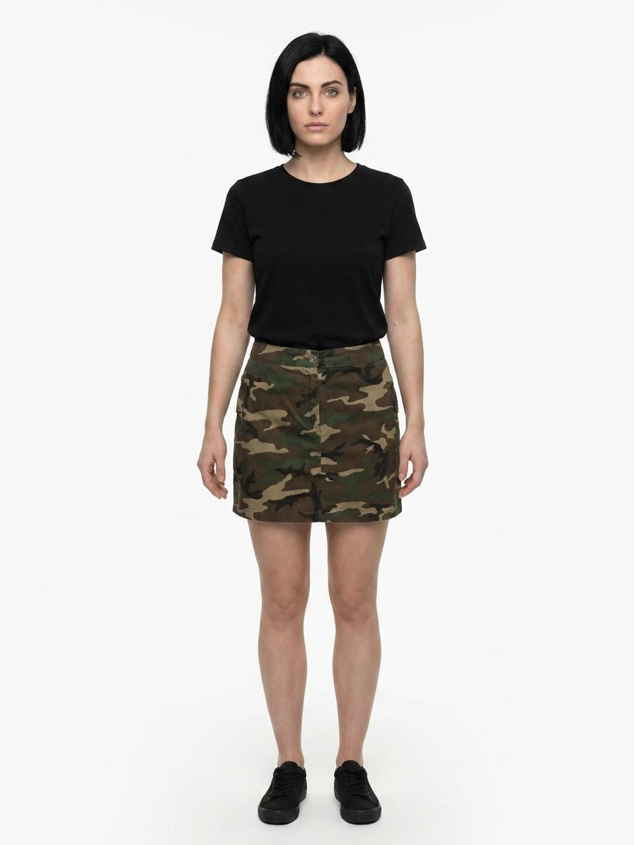 Dolce & Gabbana Mehrfarbiger Minirock aus Baumwolle